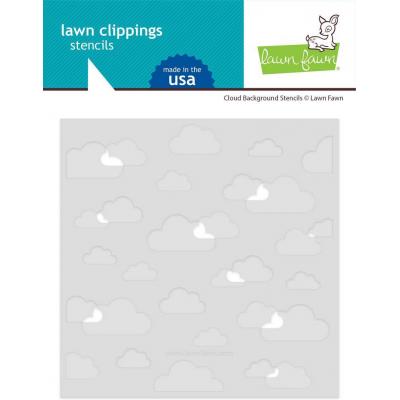 Lawn Fawn Stencil - Cloud Background